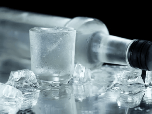 The signs of premium vodka