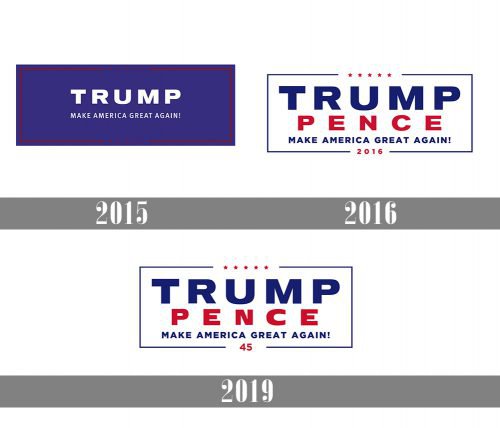 Trump Logo history