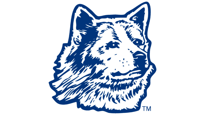 UConn Huskies Logo 1970