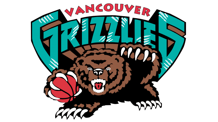 Vancouver Grizzlies Logo 1996-2001