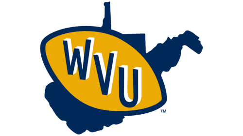 West Virginia Mountaineers Logo 1970