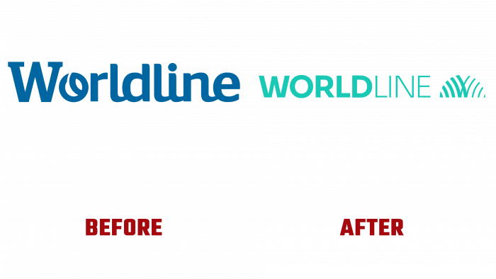 Worldline Before and After Logo (history)