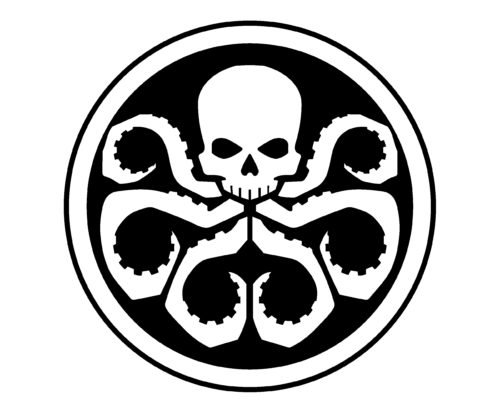 captain america hydra logo