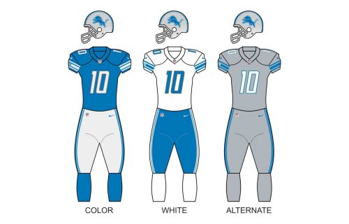 detroit lions Uniform