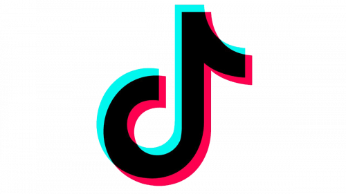 neon tiktok logo