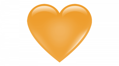 orange heart emoji