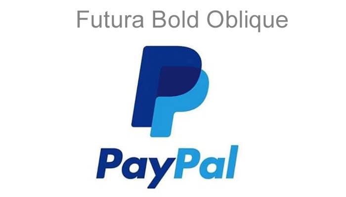 paypal Futura Bold Oblique