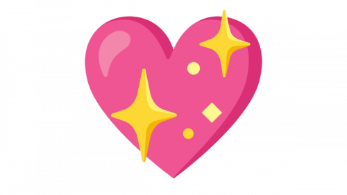 sparkling heart emoji